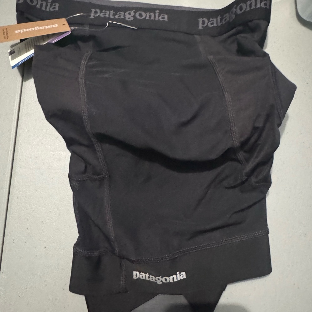 Patagonia Black Endless Ride Liner Shorts 8 3/4” NWT -  MSRP $79